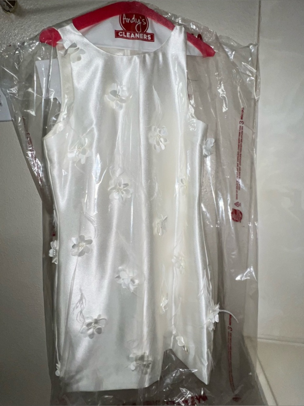 Elliatt Ivory 3D Floral Mini Dress - Picture 5 of 5